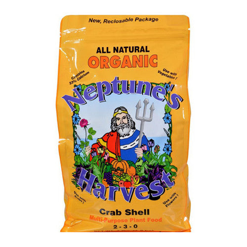 Neptunes Harvest Crab Shell Fertilizer Orange Label, 4 Lb