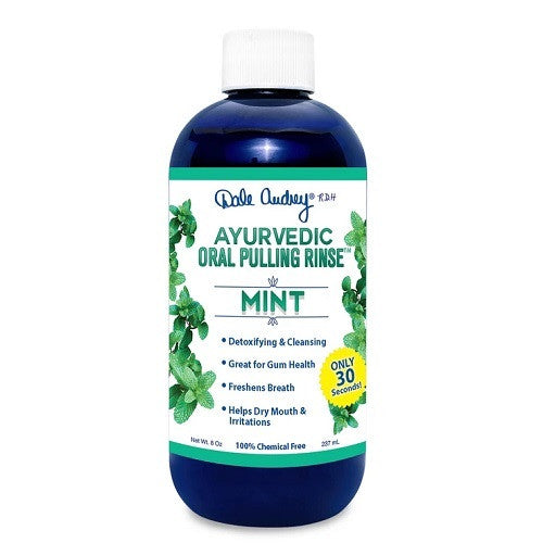 Dale Audrey Ayurvedic Oral Pulling Rinse Drops, Mint, 8 Oz