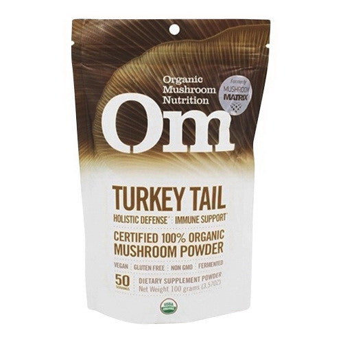 Organic Mushroom Matrix Nutrition Turkey Tail Mushroom Powder for Immune Support, 3.57 Oz