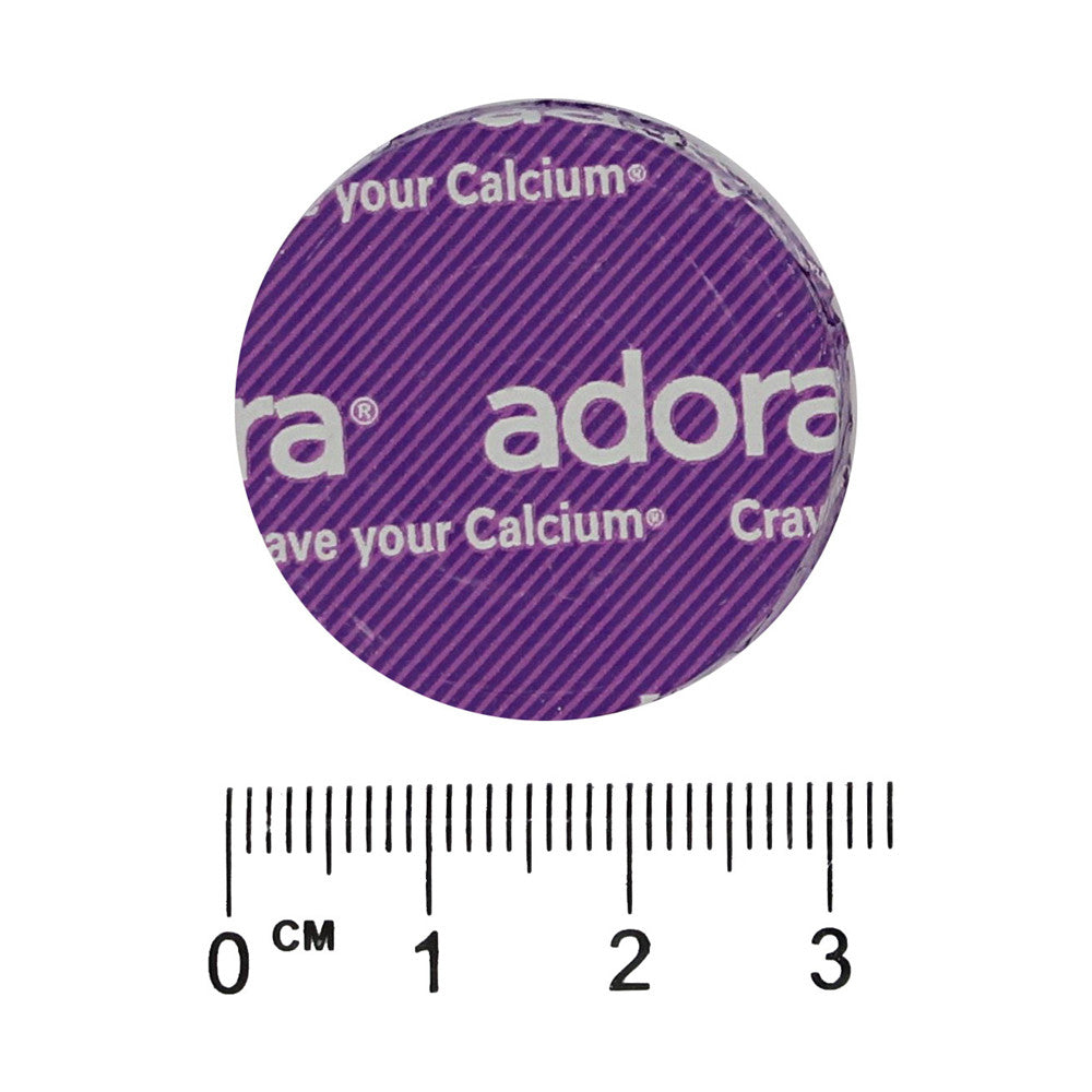 Adora Calcium Supplement Disk, 500 Mg Organic Dark Chocolate, 30 Ea