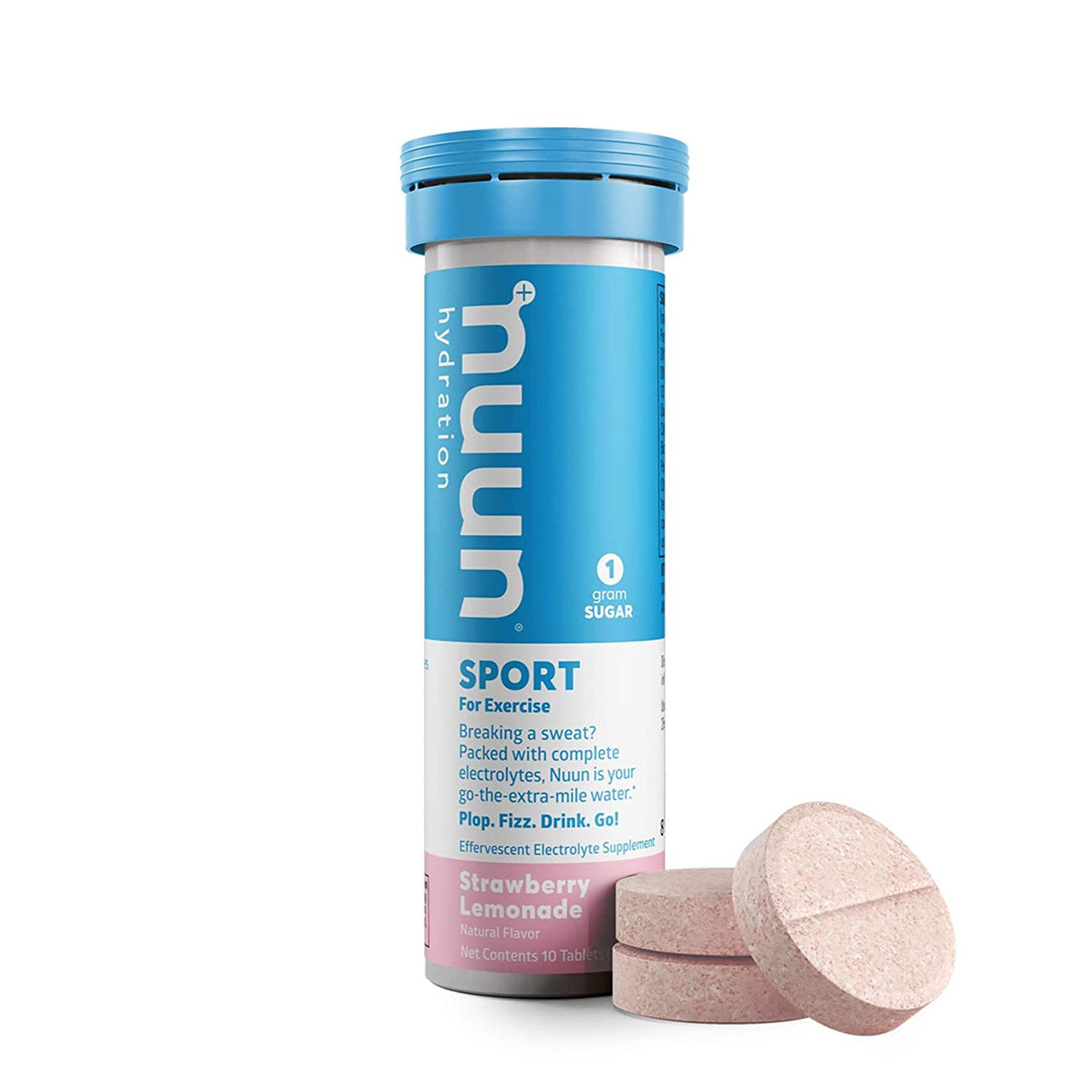 Nuun Hydration Sport Drink Tablets, Strawberry Lemonade, 10 Ea