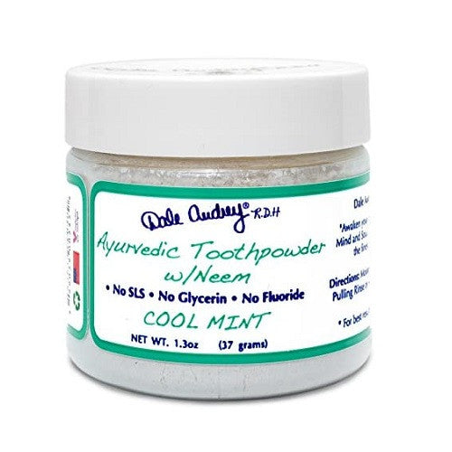Dale Audrey Ayuvedic Mineralizing Toothpowder with Neem, Cool Mint, 1.3 Oz