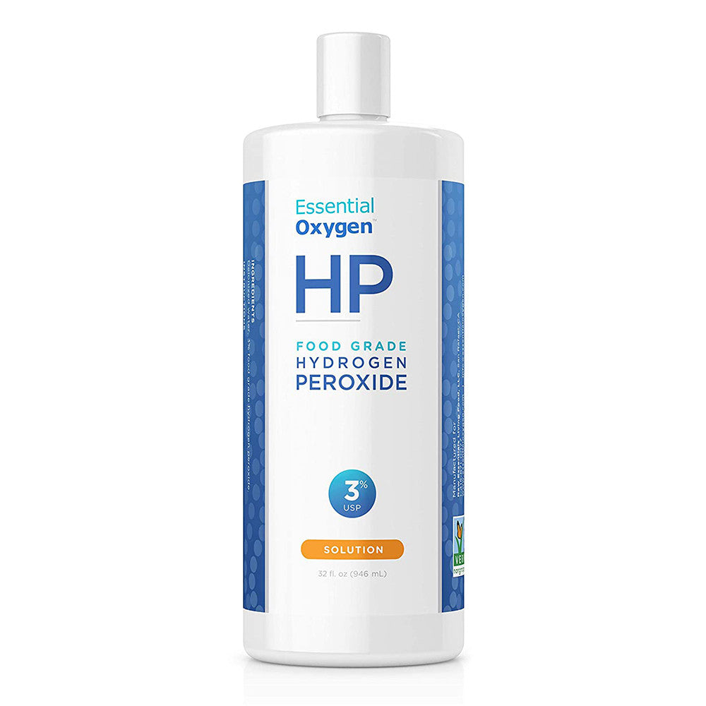 Essential Oxygen 3% Food Grade Hydrogen Peroxide, 32 oz