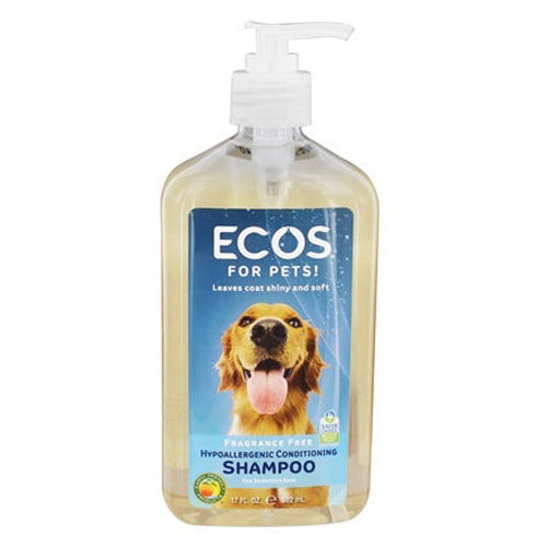 Earth Friendly Products Pet Shampoo Fragrance Free, 17 oz