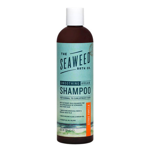 The Seaweed Bath Natural Smoothing Argan Hair Shampoo For Normal To Curly Hair, Citrus Vanilla, 12 Oz
