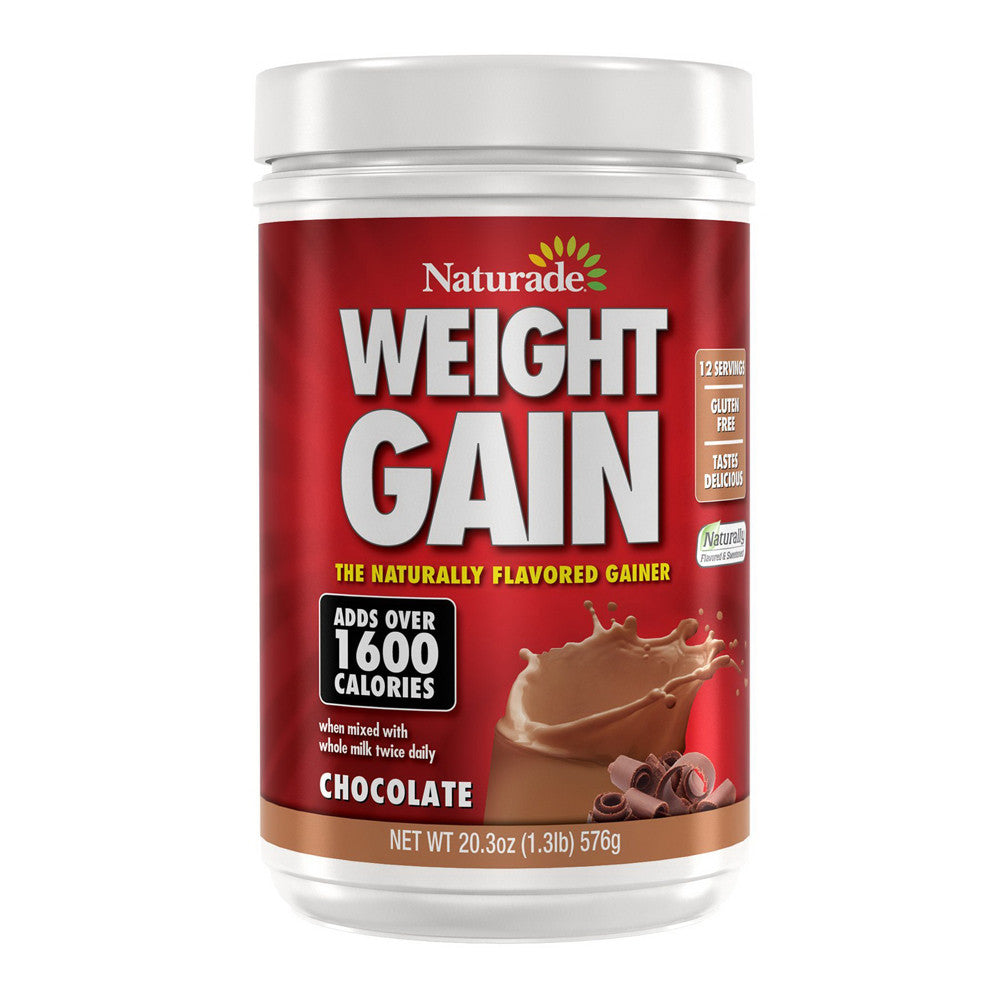 Naturade Weight Gain Naturally Gainer, Chocolate Flavor, 20.3 Oz