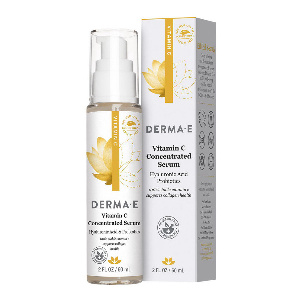 Derma E Vitamin C Concentrated Serum Natural Fragrance Oils - 2 Oz