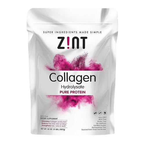 Zint Collagen Hydrolysate Pure Protein Powder, 32 Oz