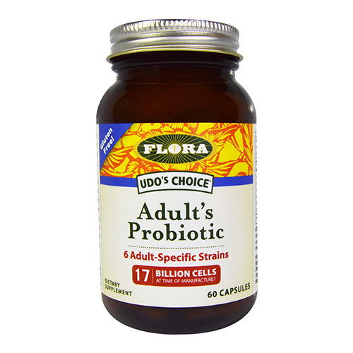 Flora 6 Specific Strains Adults Probiotic Capsules, 60 Ea
