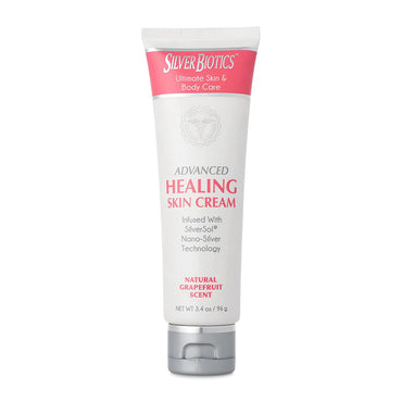 American Biotech Labs Natural Grapefruit Scent Silver Biotics Advanced Healing Skin Cream, 3.4 Oz