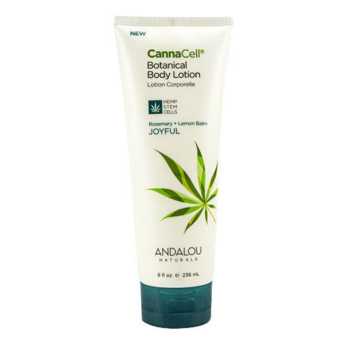 Andalou Naturals CannnaCell Botanical Rosemary And Lemon Balm Body Lotion, 8 Oz