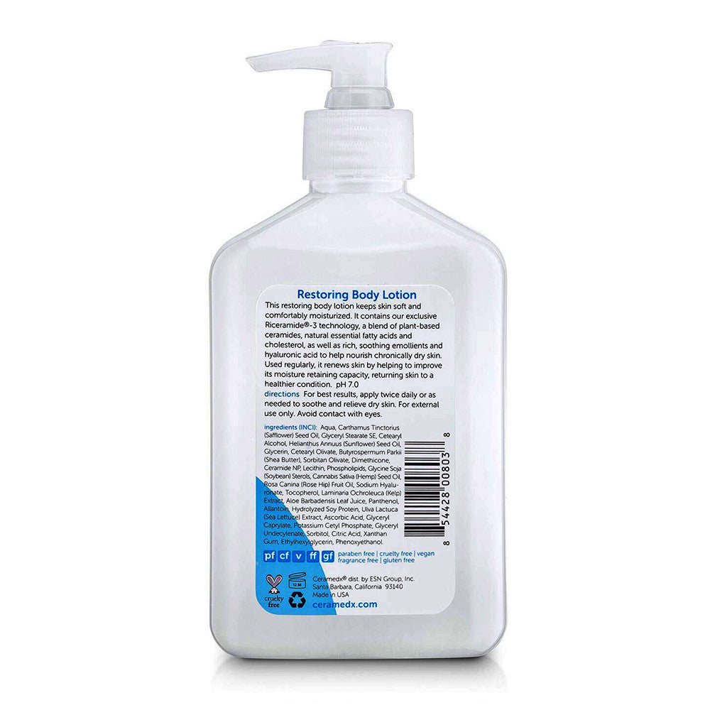 Ceramedx Natural Ceramide Therapy Restoring Body Lotion, 12 Oz
