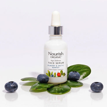 Nourish Organic Age Defense Face Serum, 0.7 Oz