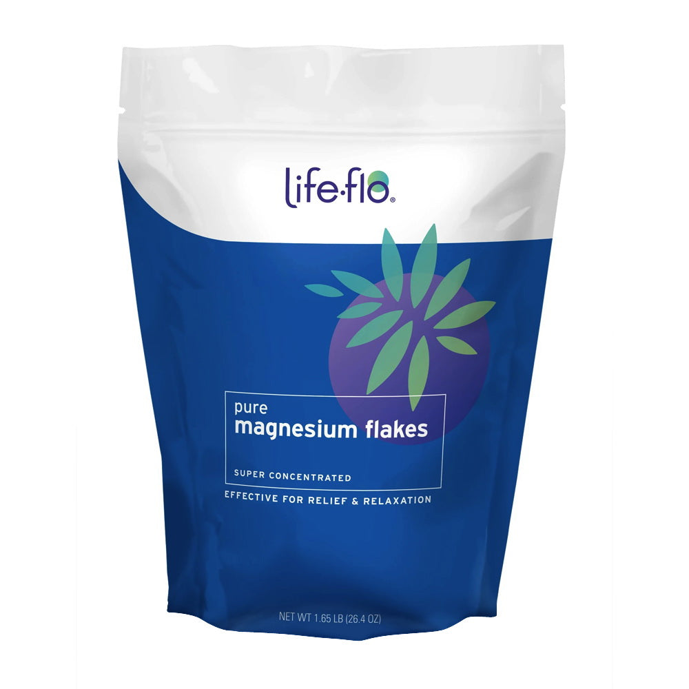 Life Flo Pure Magnesium Flakes for Relief and Relaxation, 26.4 Oz