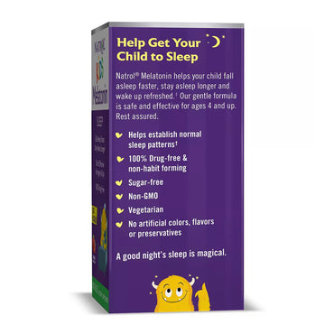 Natrol Kids Melatonin 1mg Sleep Support Strawberry Fast Dissolve Tablets, 40 Ea