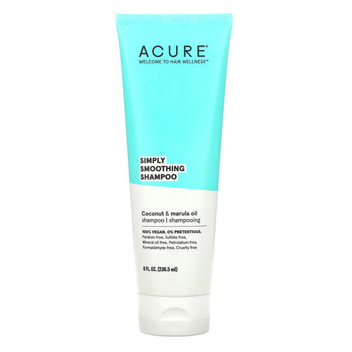 Acure Simply Smoothing Shampoo, 8 Oz
