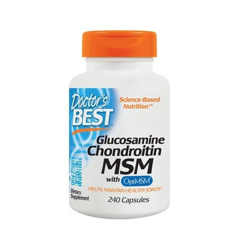 Doctors Best Glucosamine Chondroitin MSM Capsules, 240 Ea