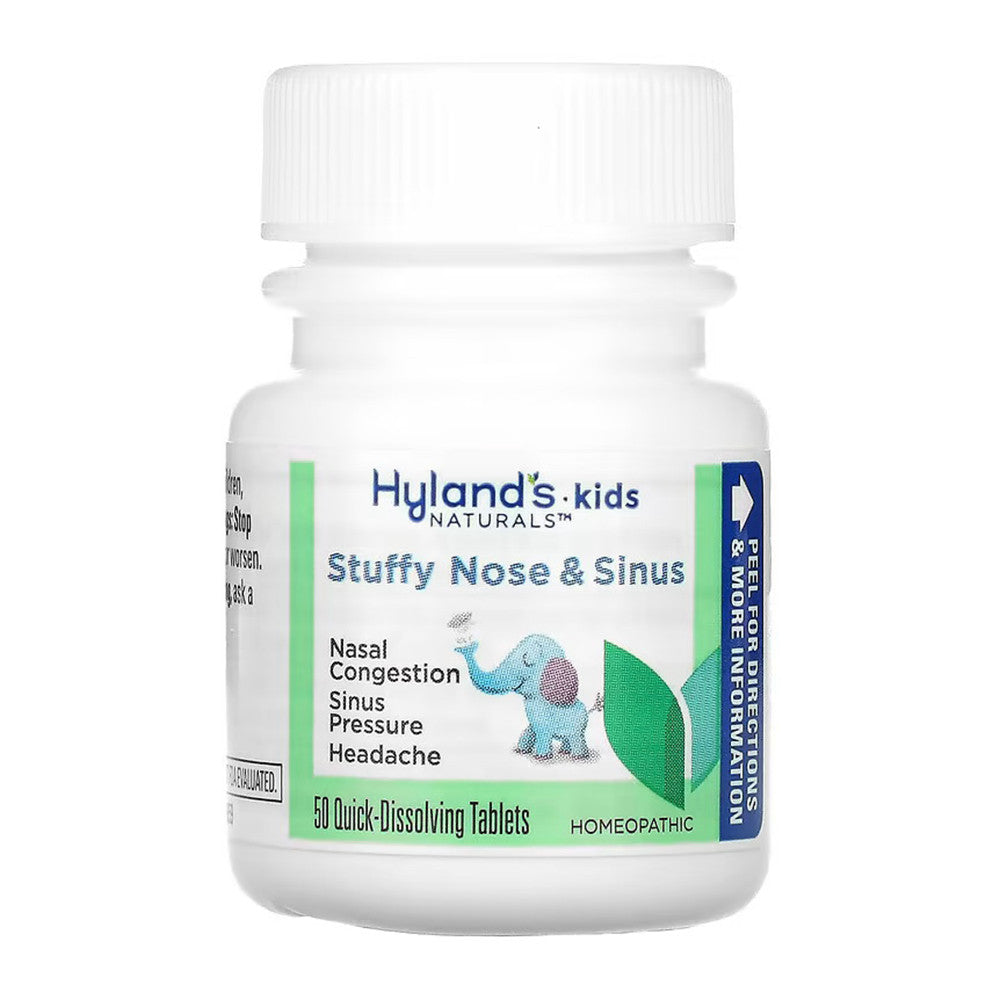 Hylands 4 Kids Stuffy Nose and Sinus Quick Dissolving Tablets, 50 Ea