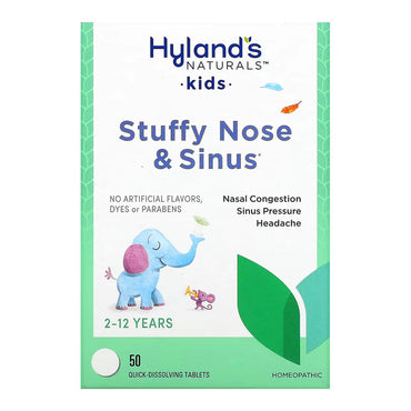 Hylands 4 Kids Stuffy Nose and Sinus Quick Dissolving Tablets, 50 Ea