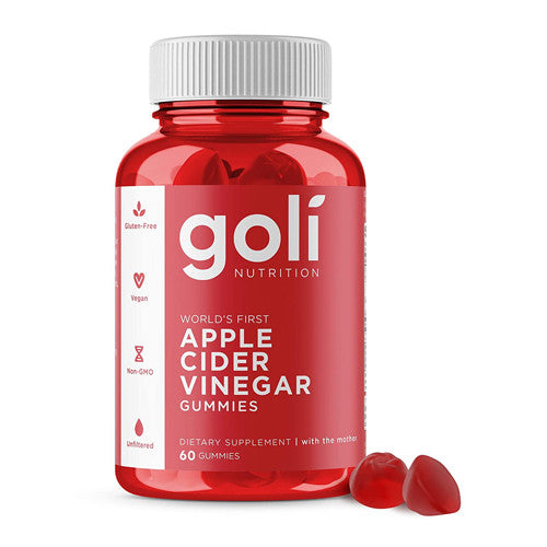 Goli Nutrition Apple Cider Vinegar Gummies, 60 Ea