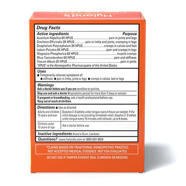 Hylands Leg Cramps Relief Quick Dissolving Tablets, 100 Ea