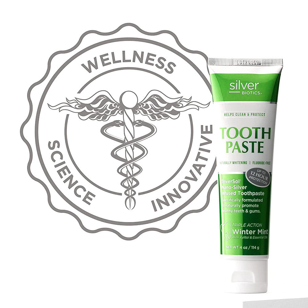 American Biotech Labs Silver Biotics Toothpaste Nano-Silver Toothpaste, 4 Oz