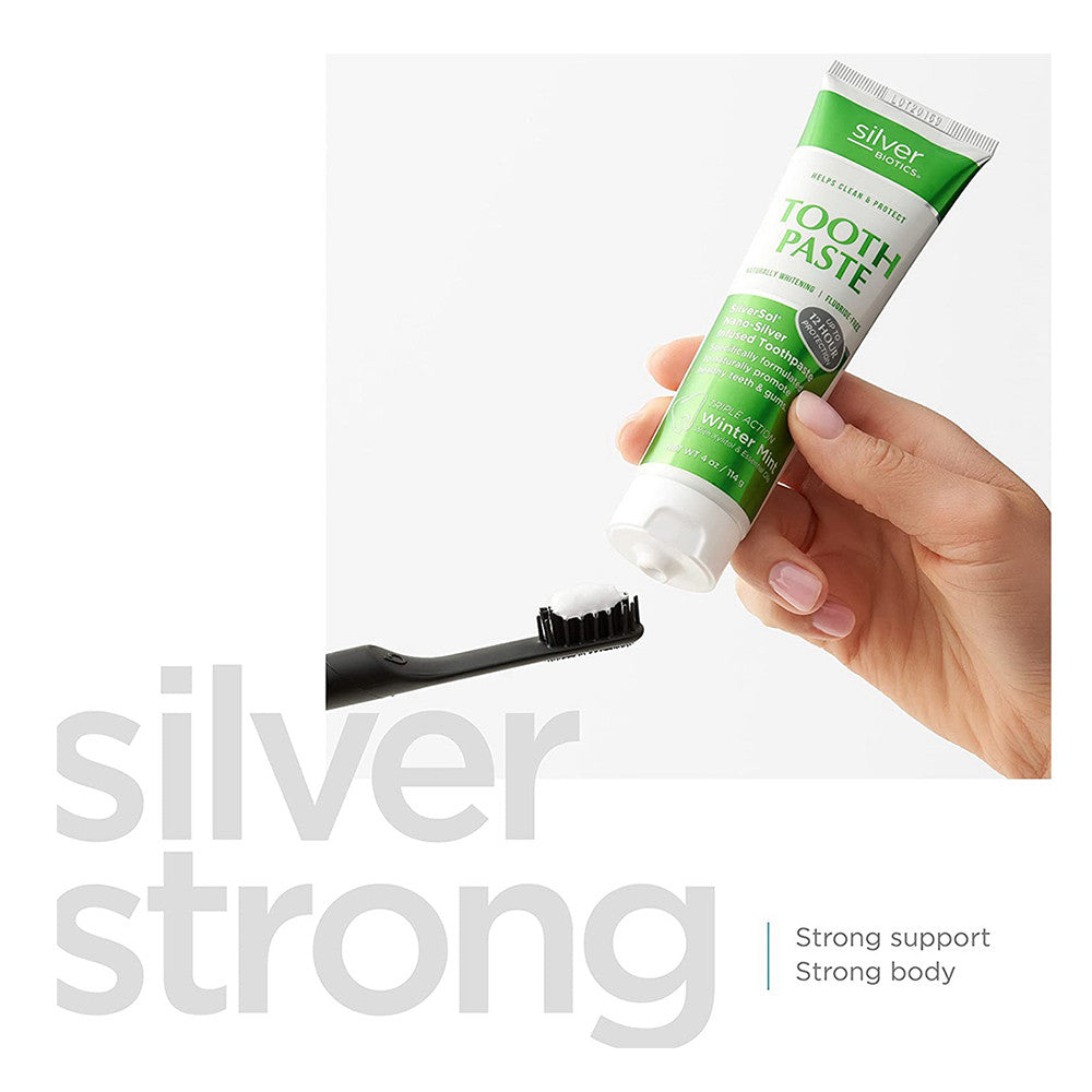 American Biotech Labs Silver Biotics Toothpaste Nano-Silver Toothpaste, 4 Oz