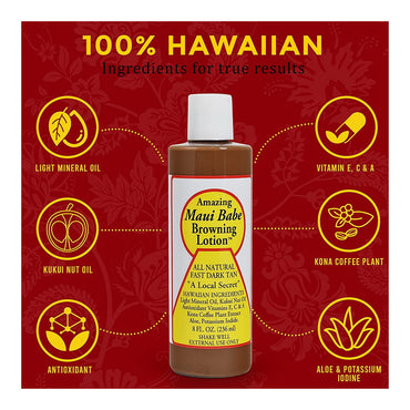 Maui Babe Browning Lotion, 8 Oz