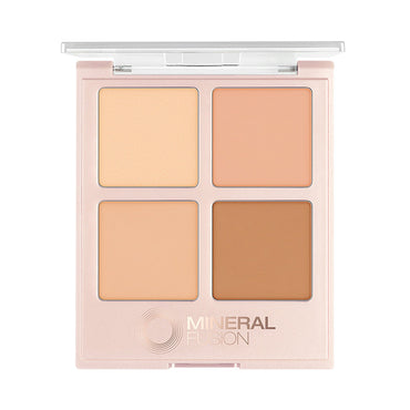 Mineral Fusion Airbrushed Perfection Correcting Concealer Palette 4 Shades, 0.21 Oz