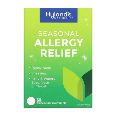 Hylands Seasonal Allergy Relief, Quick Dissolving Tablets, 60 Ea