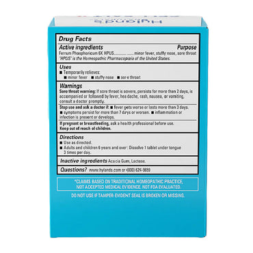 Hylands Naturals Decongestant and Sinus Relief, Inflammation Supplement Natural Relief, 100 Ea