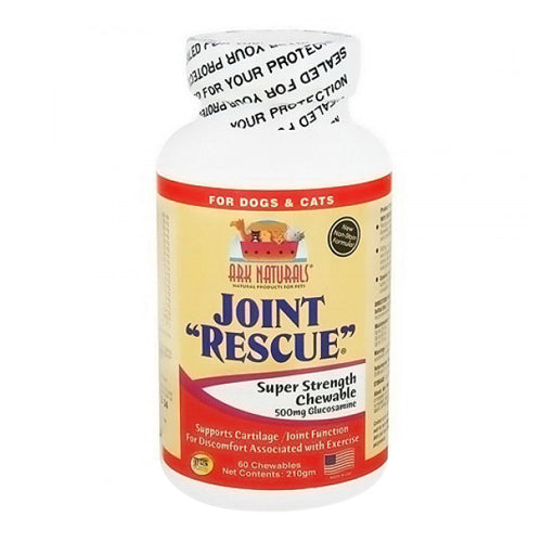 Ark Naturals Joint Rescue Dogs and Cats Super Strength Support Cartilage and Joint Function Chewable Tablets 60Ea