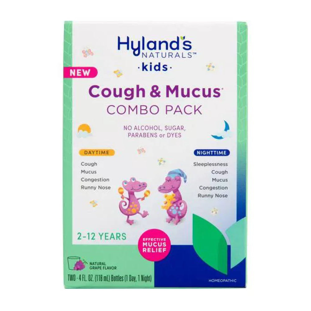 Hyland's Naturals 4 Kids Day & Night Cold 'n Mucus Relief Liquid - 8 Oz