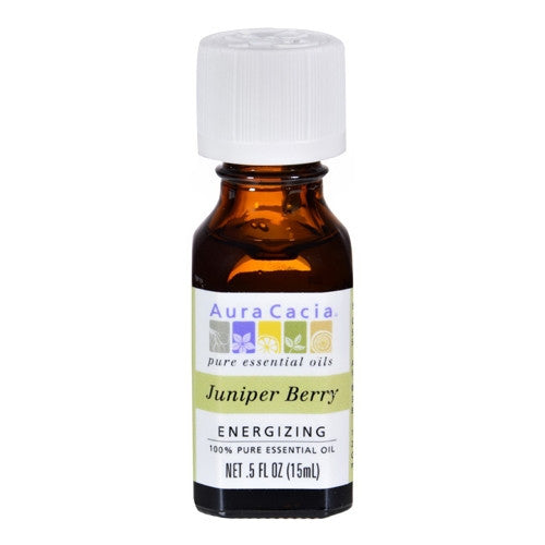 Aura Cacia Essential Juniper Berry Energizing Oils - 0.5 Oz