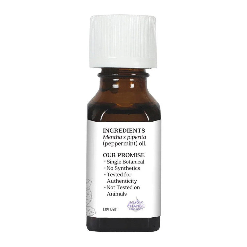 Aura Cacia Pure Essential Oil Peppermint, 5 Oz