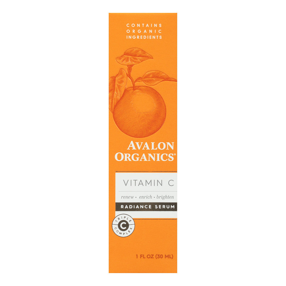 Avalon Organics Radiance Serum with Vitamin C, 1 Oz