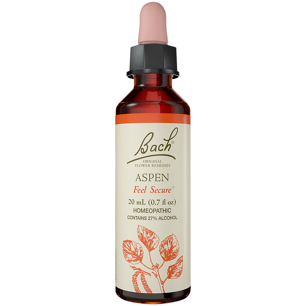 Bach Original Flower Essences For Nervous Tension, Aspen, 0.7 Oz