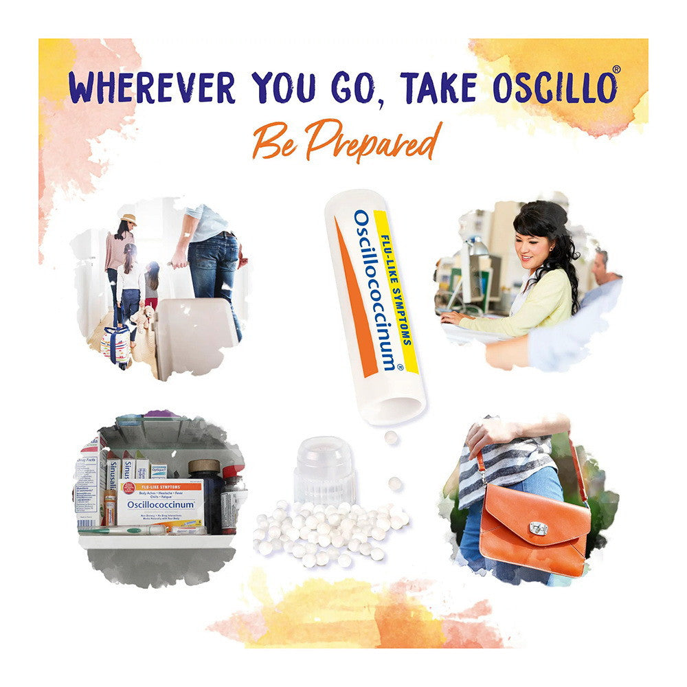 Boiron Oscillococcinum Flu-like Symptoms Homeopathic Medicine, 6 Doses, 0.04 oz Ea