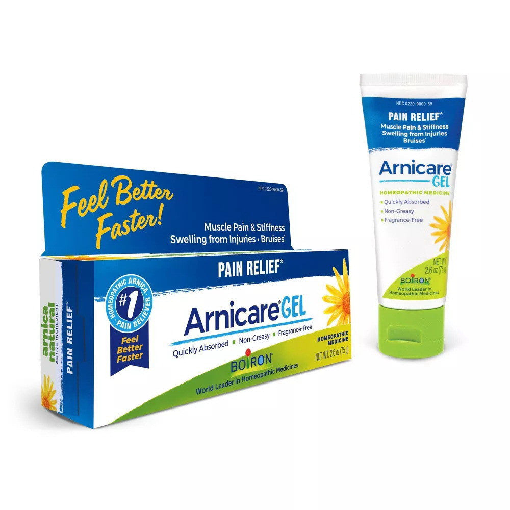 Boiron Arnicare Gel Homeopathic Medicine Pain Relief, 2.6 Oz