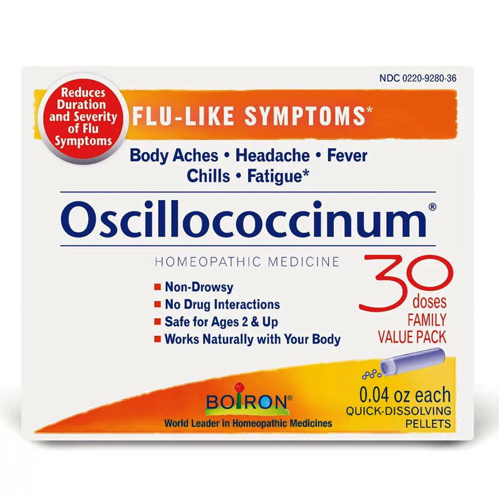 Boiron Oscillococcinum, Homeopathic Medicine - 30 Doses