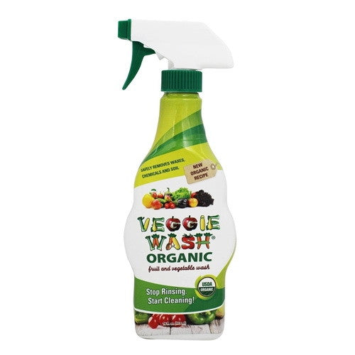 Veggie Wash Organic Fruit and Vegetable Wash Spray Bottle, 16 Oz