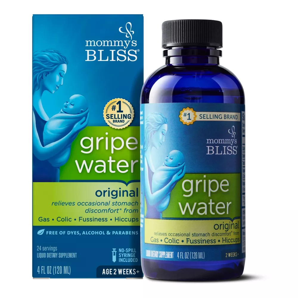 Mommys Bliss Gripe Water Original, 4 Oz