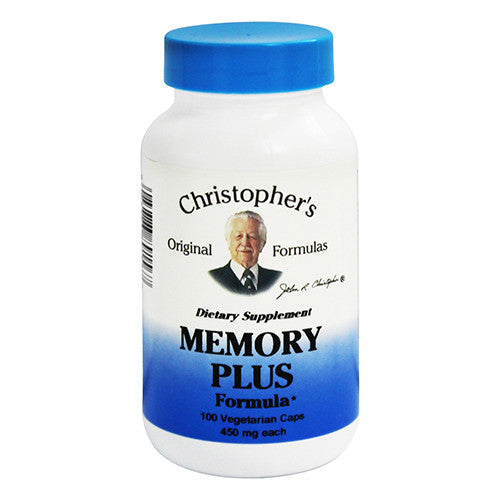 Dr. Christopher Memory Plus 450 Mg Capsules, 100 Ea