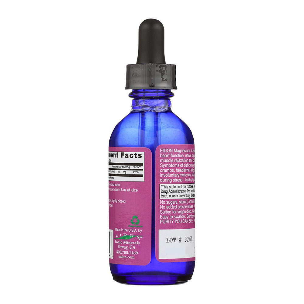 Eidon Ionic Minerals Magnesium Liquid Concentrate, 2 Oz