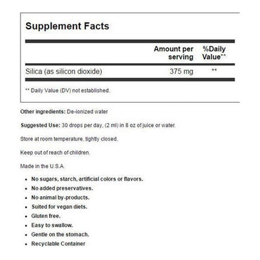Eidon Ionic Minerals Silica Liquid Concentrate - 2 Oz