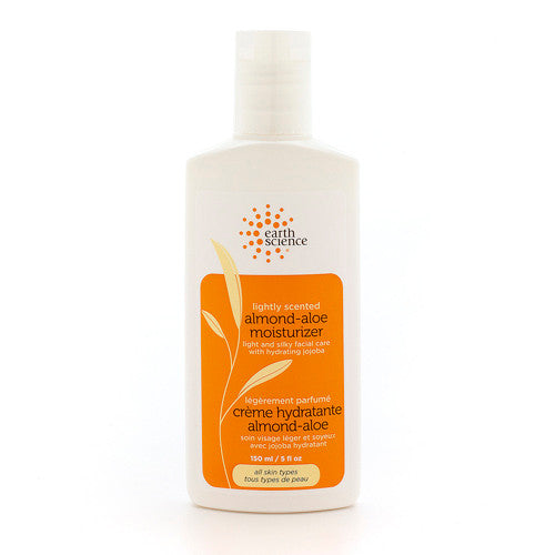 Earth Science Almond-Aloe Moisturizer Lotion, Lightly Scented, 5 oz