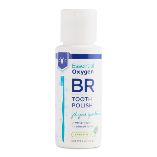 Essential Oxygen Organic BR Tooth Polish Fresh Mint 2Oz (57g)