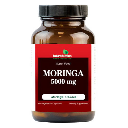 Futurebiotics Super Food Moringa 5000mg Vegetarian Capsules Dietary Supplement 60Ea