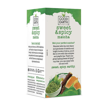 Good Earth Sweet & Spicy Matcha Maker Green Tea Bags, 18 Ea