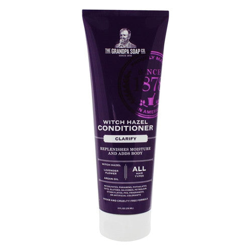 Grandpas Soap Co Clarify Conditioner, Witch Hazel, 8 oz